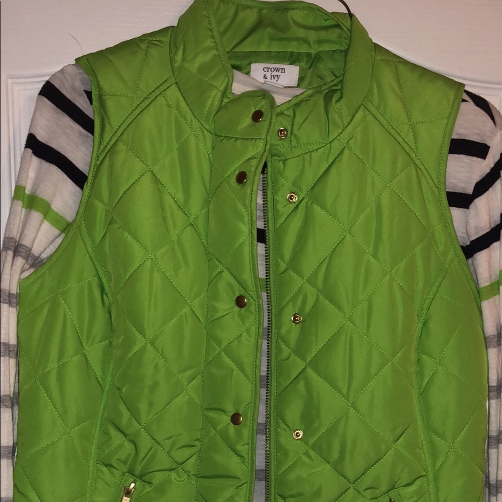 Crown and Ivy vest and shirt